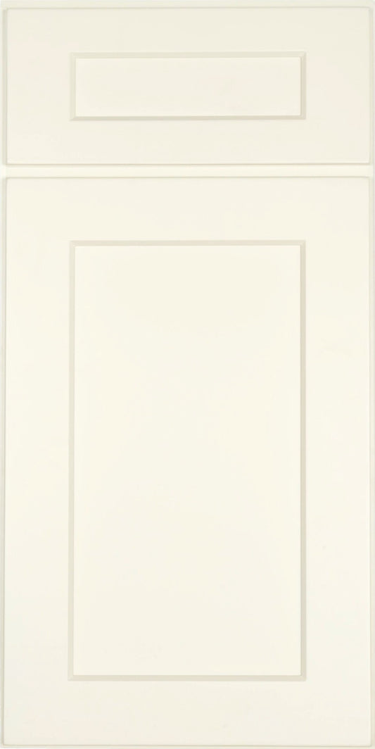 SHAKER ANTIQUE WHITE SAMPLE DOOR - 11"W X 15"H X 3/4"D